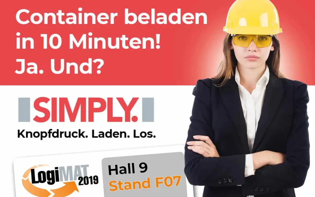 SIMPLY. Now also as a hot spot. At LogiMAT, Hall 9, Booth F07